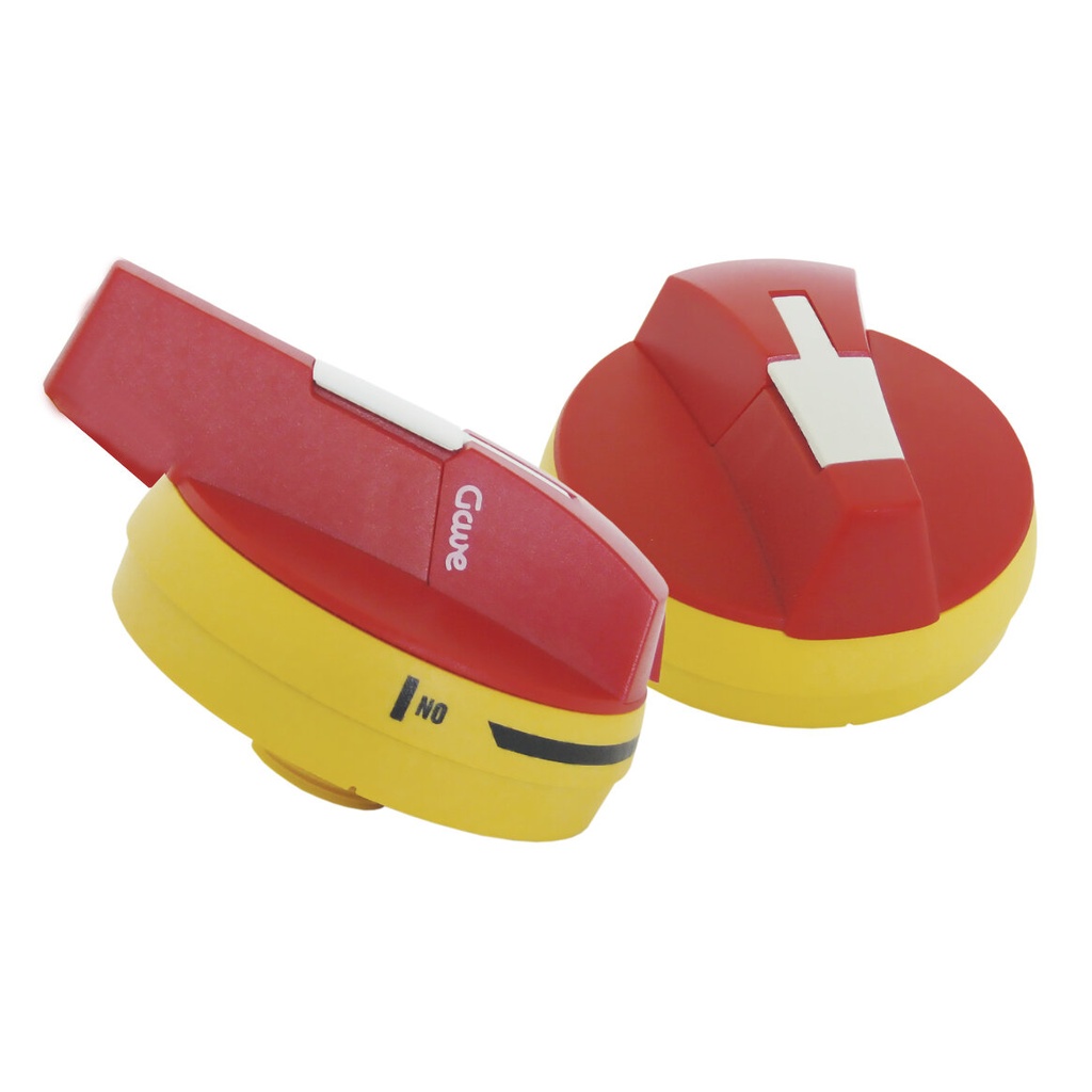 MANDO EXTERIOR BLOQUEABLE ROJO/AMARILLO M5  25A-40A-63-100A