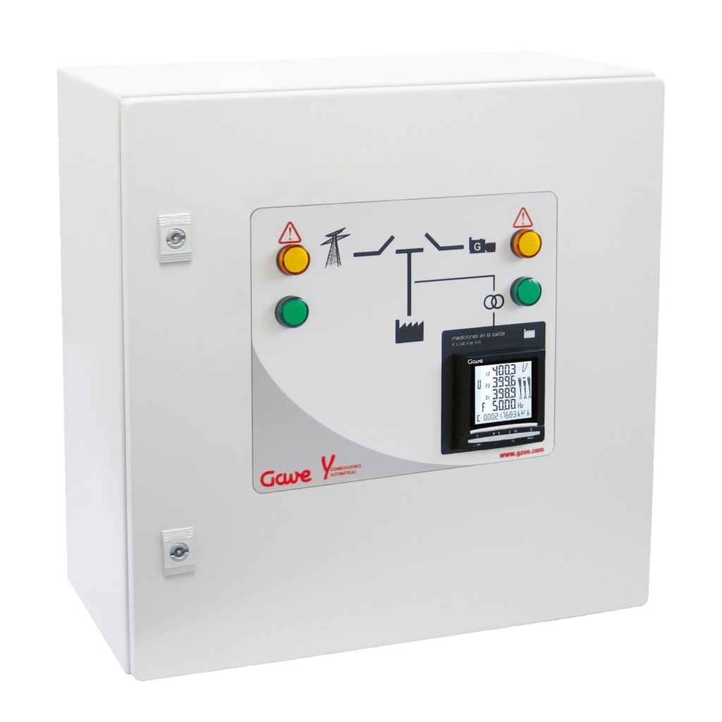 CUADRO CONMUTACION AUTOMATICA GAVE 4P 125A CON MEDICION