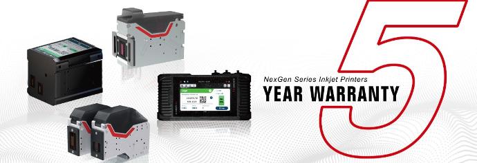 Garantía 5 años en los equipos de marcaje y codificación Anser NexGen Garantía 5 años en los equipos de marcaje y codificación Anser NexGen