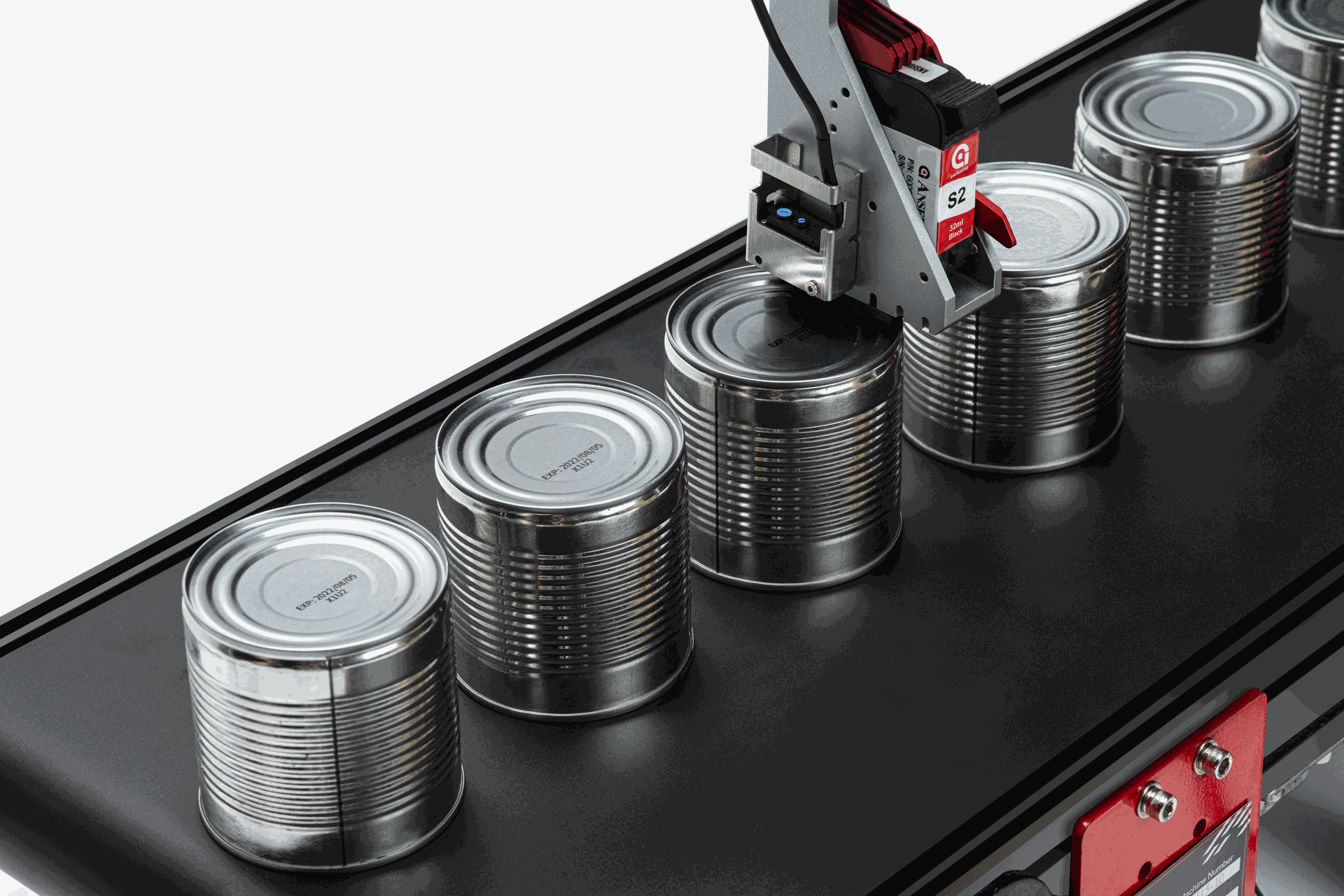 Marcaje y codificación en latas de aluminio industrial