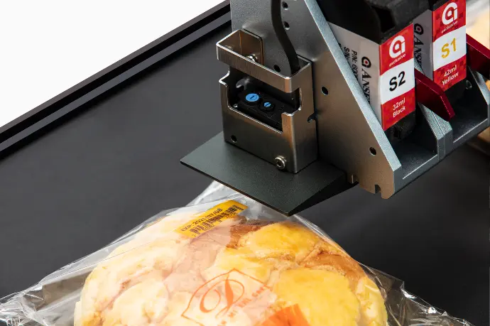 Marcaje Anser código QR, barras y Datamatrix industria alimentaria