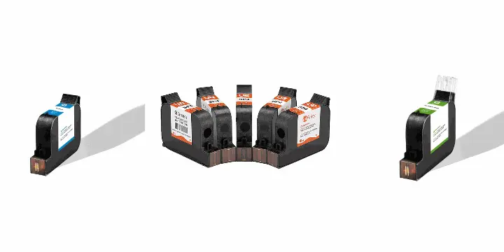 Cartuchos de tinta Anser que no utilizan solvente MEK Cartuchos de tinta Anser que no utilizan solvente MEK