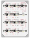 ARMARIO CONEXIÓN 1000V PV - 10 MPPT 2 STRING FUS 20A - SECCIONADOR 25A + PROTECTOR SOBRETENSIONES CLASE II