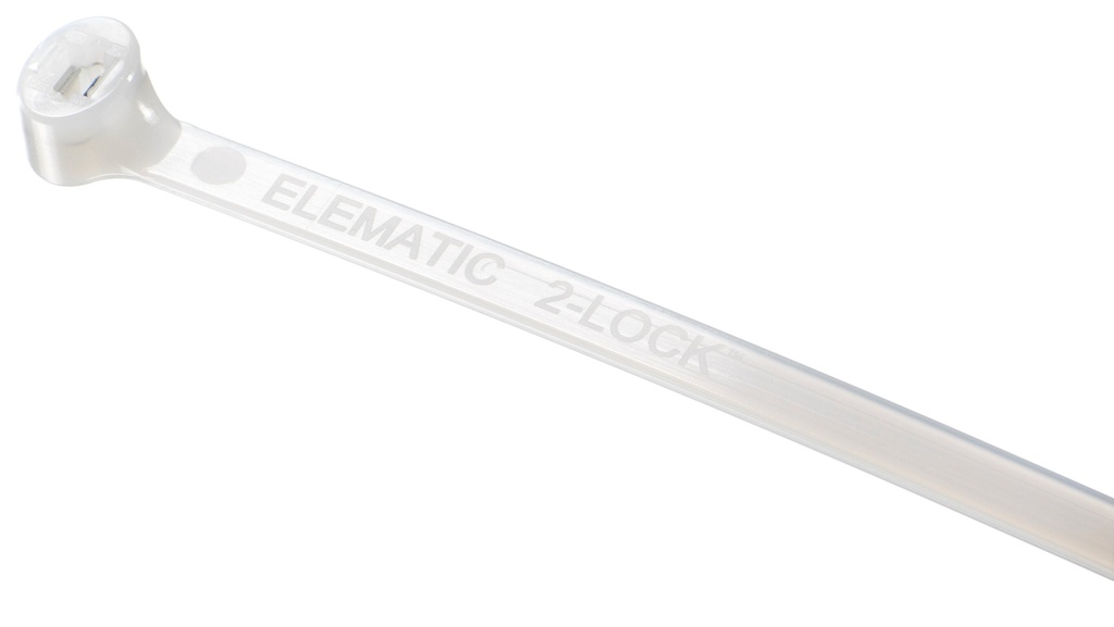 BRIDA DOBLE DIENTE BLANCA 360X4,5