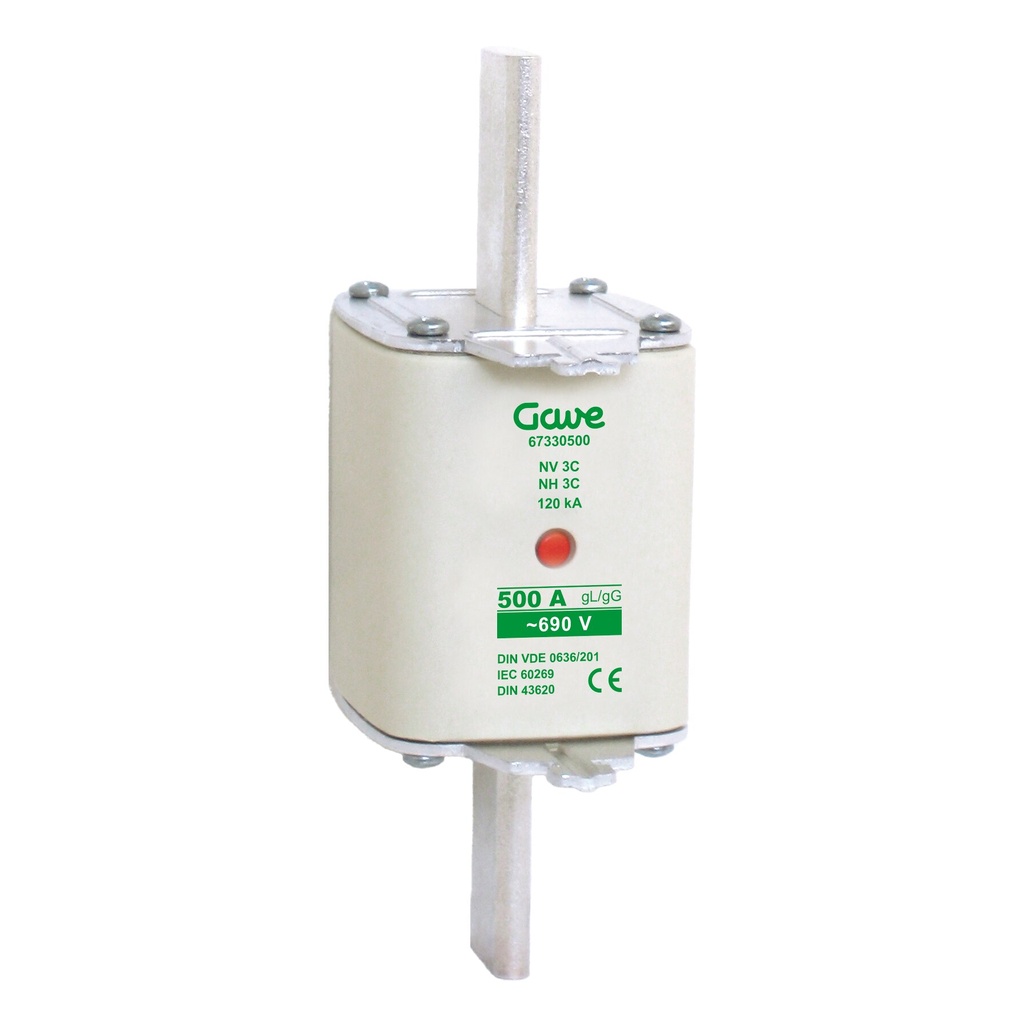 FUSIBLE NH IND.FUSION 500A.AM T3