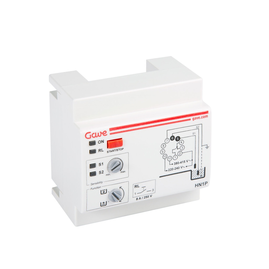 HIDRONIVEL ENCHUFABLE  POZO O DEPOSITO,PROTEGIDO SIN SONDAS NI BASE