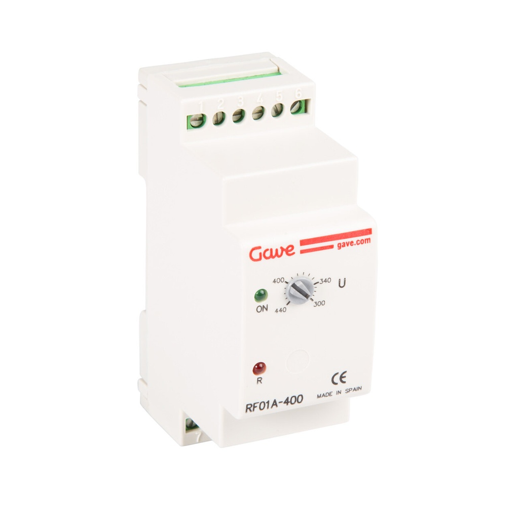 RELE CONTROL SECUENCIA Y FALLO FASE AJUSTABLE RED 3F-400V