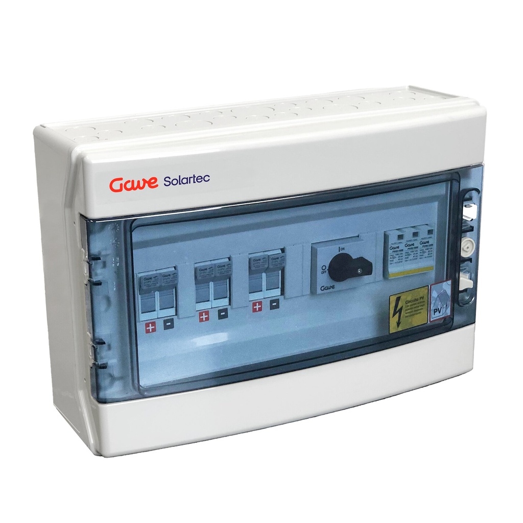 CAJA DE PROTECCIÓN MODULAR 3STRINGS 1000V FUS15A SALIDAS INDIVIDUALES