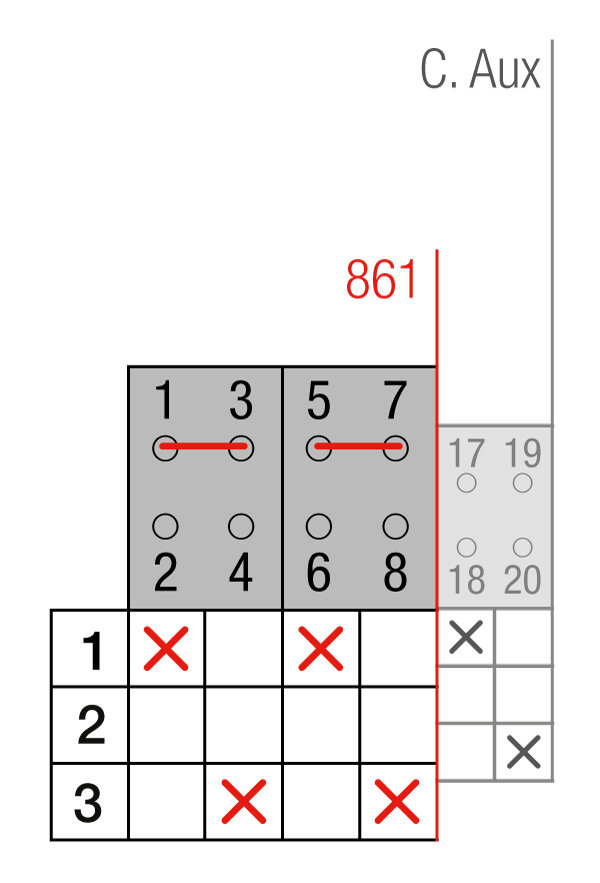 CONMUTADOR  MOTORIZADO ENTRADA INFERIOR 1-0-2 2P 250A. 12V DC