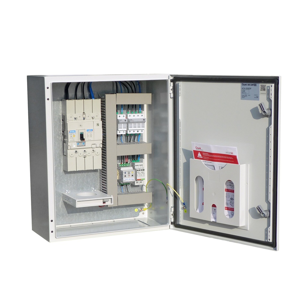 CAJA DE CONEXIÓN AC TRIFÁSICA 250A ENVOLVENTE METÁLICA